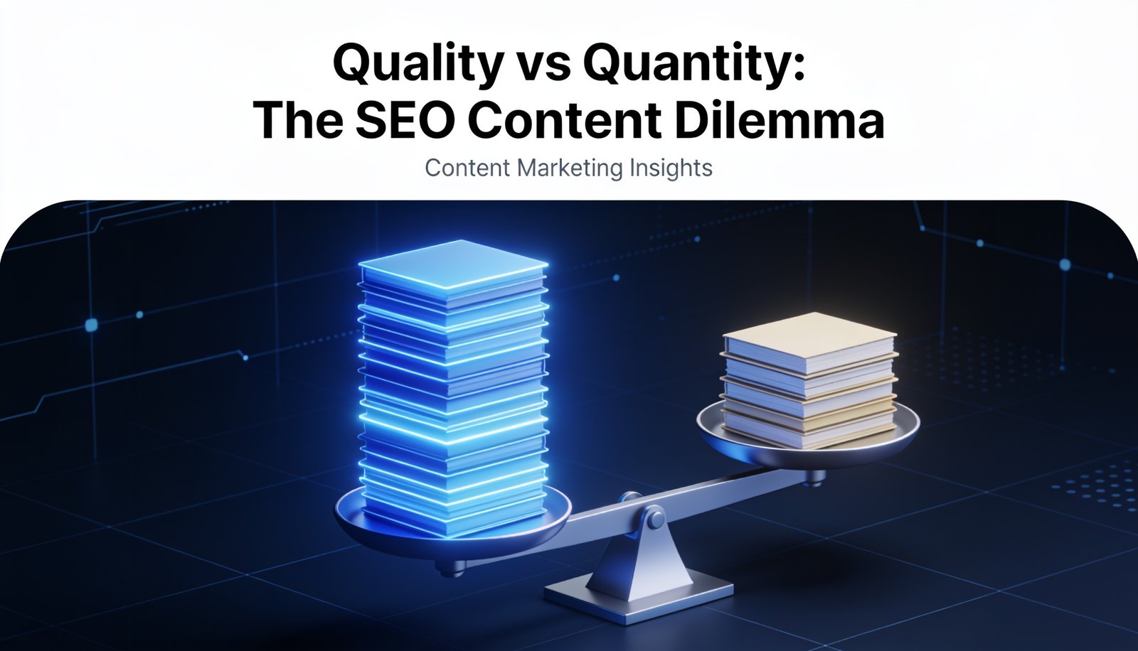 Gráfica del umbral de calidad en contenido SEO para pymes colombianas