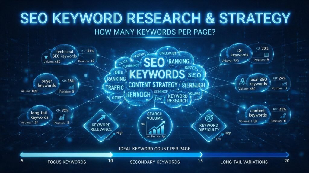 ¿Cuántas Keywords Usar en SEO por Página?